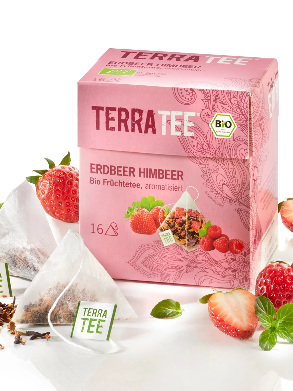 BIO Früchtetee „Erdbeer-Himbeer“