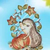 Fensterbild „Igel“
