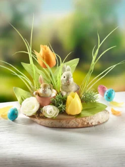 Gesteck „Hasenspielerei“