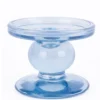 Glas-Kerzenständer „Blau“