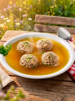 Leberknödel-Suppe