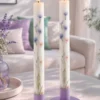LED-Kerzen-Duo „Wildblumen“