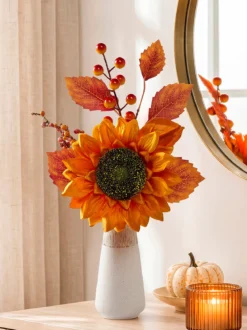 Sonnenblume mit Vase