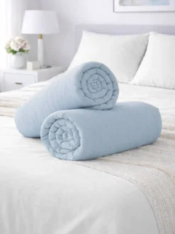 Spannbettlaken „Ella“, blau