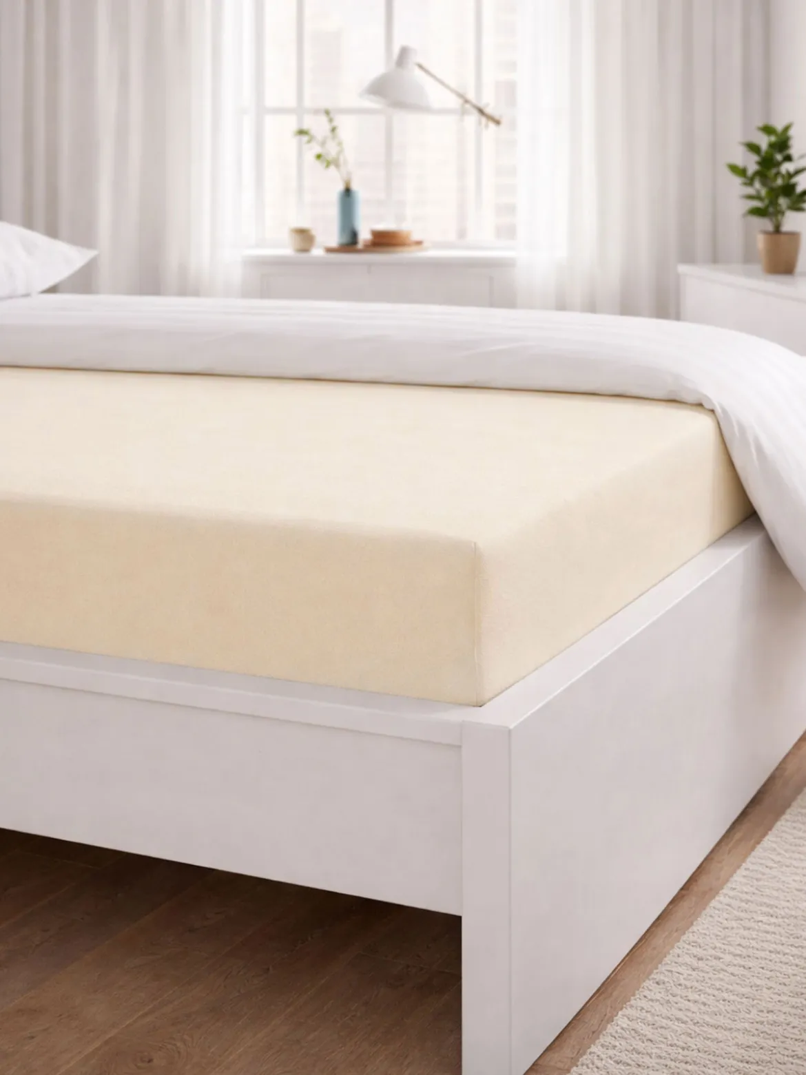 Spannbettlaken „Sofia“, Ivory