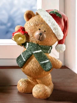 Weihnachtsbär mit Glocke